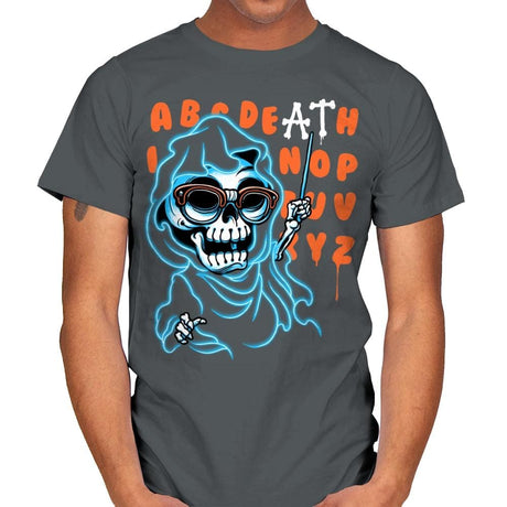 Alphadeath - Mens T-Shirts RIPT Apparel Small / Charcoal