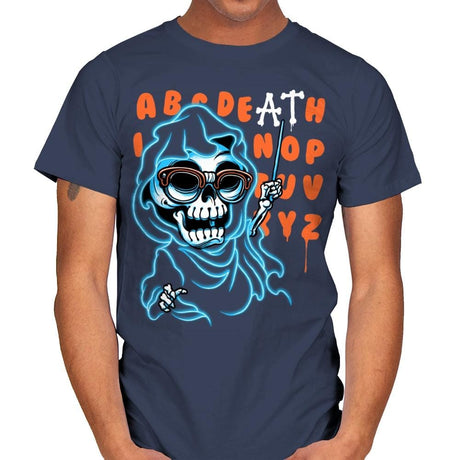 Alphadeath - Mens T-Shirts RIPT Apparel Small / Navy