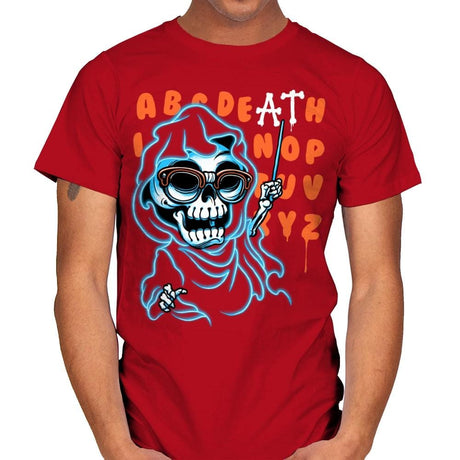 Alphadeath - Mens T-Shirts RIPT Apparel Small / Red