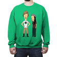 Alright and High - Crew Neck Sweatshirt Crew Neck Sweatshirt RIPT Apparel Small / Irish Green