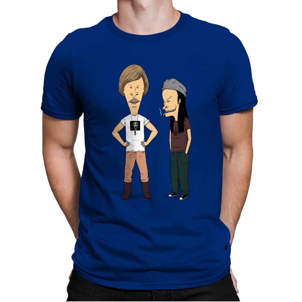 Alright and High - Mens Premium T-Shirts RIPT Apparel Small / Royal