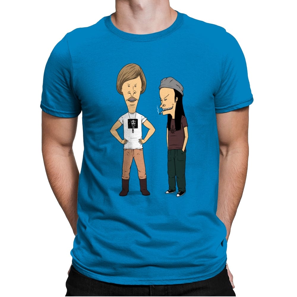 Alright and High - Mens Premium T-Shirts RIPT Apparel Small / Turqouise