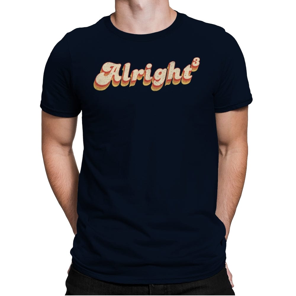 Alright - Mens Premium T-Shirts RIPT Apparel Small / Midnight Navy
