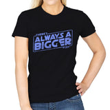 Always a Bigger Fish - Womens T-Shirts RIPT Apparel Small / Black