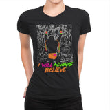 Always Believe - Womens Premium T-Shirts RIPT Apparel Small / Black