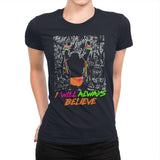 Always Believe - Womens Premium T-Shirts RIPT Apparel Small / Midnight Navy