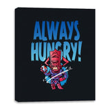 Always Hungry - Canvas Wraps Canvas Wraps RIPT Apparel 16x20 / Black