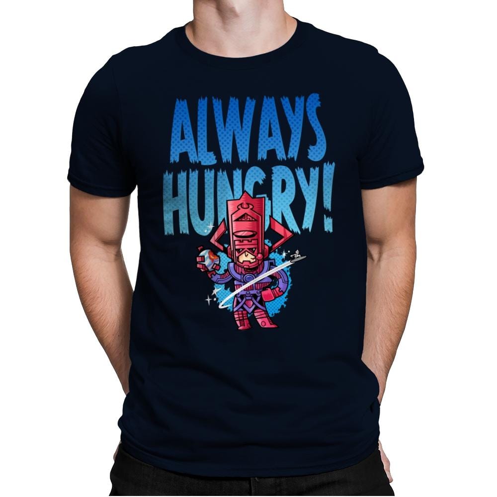 Always Hungry - Mens Premium T-Shirts RIPT Apparel Small / Midnight Navy