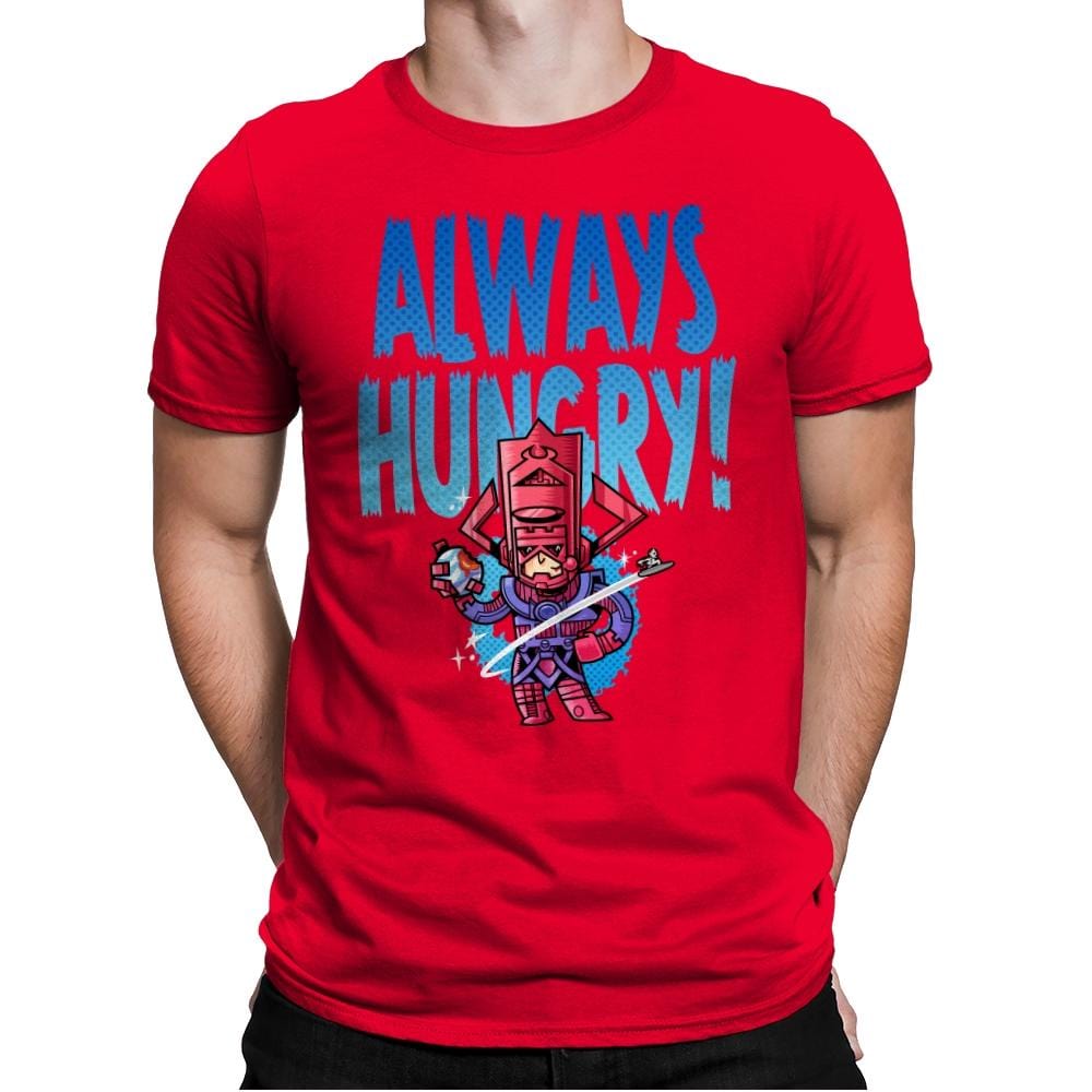 Always Hungry - Mens Premium T-Shirts RIPT Apparel Small / Red