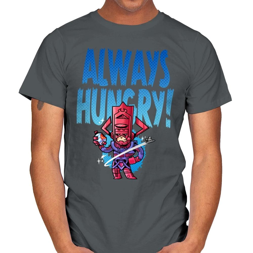 Always Hungry - Mens T-Shirts RIPT Apparel Small / Charcoal