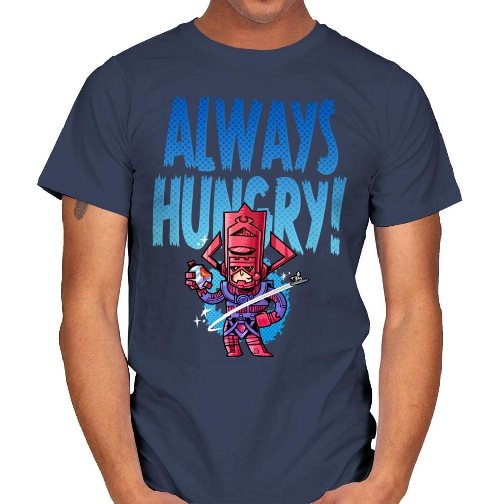Always Hungry - Mens T-Shirts RIPT Apparel Small / Navy