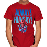 Always Hungry - Mens T-Shirts RIPT Apparel Small / Red