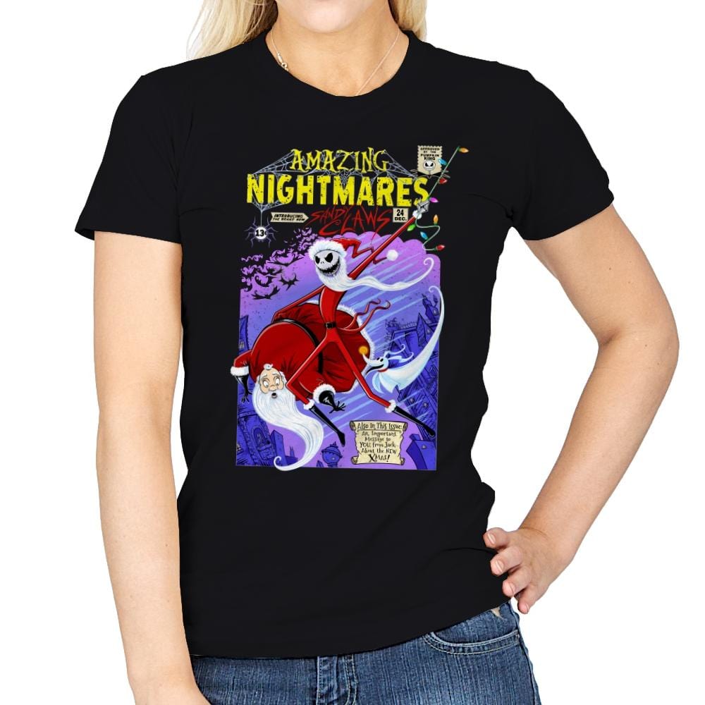 Amazing Nightmares - Womens T-Shirts RIPT Apparel Small / Black