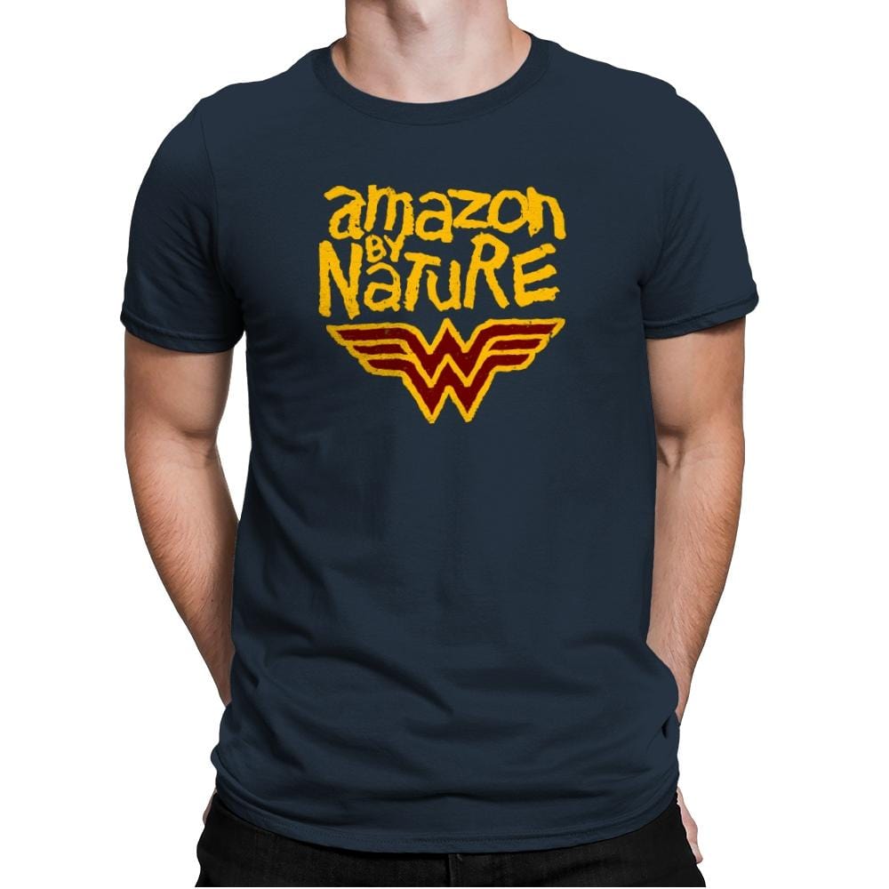 Amazon By Nature Exclusive - Wonderful Justice - Mens Premium T-Shirts RIPT Apparel Small / Indigo