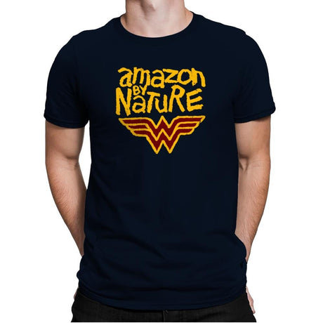 Amazon By Nature Exclusive - Wonderful Justice - Mens Premium T-Shirts RIPT Apparel Small / Midnight Navy
