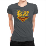 Amazon By Nature Exclusive - Wonderful Justice - Womens Premium T-Shirts RIPT Apparel Small / Heavy Metal