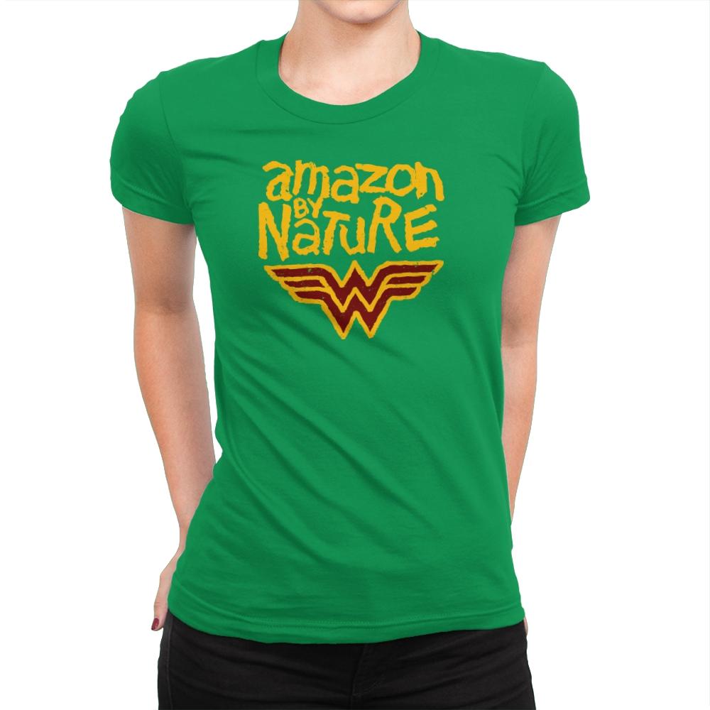 Amazon By Nature Exclusive - Wonderful Justice - Womens Premium T-Shirts RIPT Apparel Small / Kelly Green