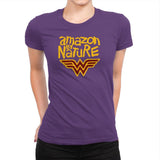 Amazon By Nature Exclusive - Wonderful Justice - Womens Premium T-Shirts RIPT Apparel Small / Purple Rush