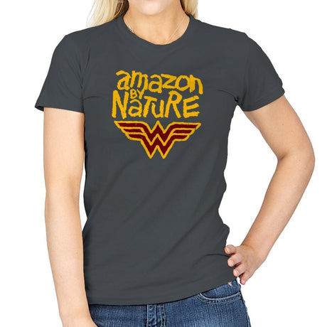 Amazon By Nature Exclusive - Wonderful Justice - Womens T-Shirts RIPT Apparel Small / Charcoal
