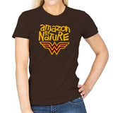 Amazon By Nature Exclusive - Wonderful Justice - Womens T-Shirts RIPT Apparel Small / Dark Chocolate