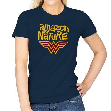 Amazon By Nature Exclusive - Wonderful Justice - Womens T-Shirts RIPT Apparel Small / Navy