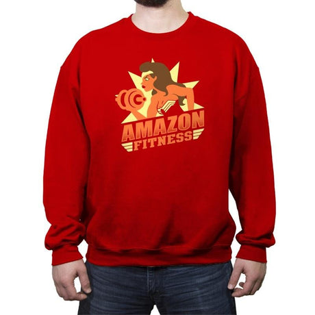 Amazon Fitness Reprint - Crew Neck Sweatshirt Crew Neck Sweatshirt RIPT Apparel