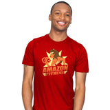 Amazon Fitness Reprint - Mens T-Shirts RIPT Apparel Small / Red