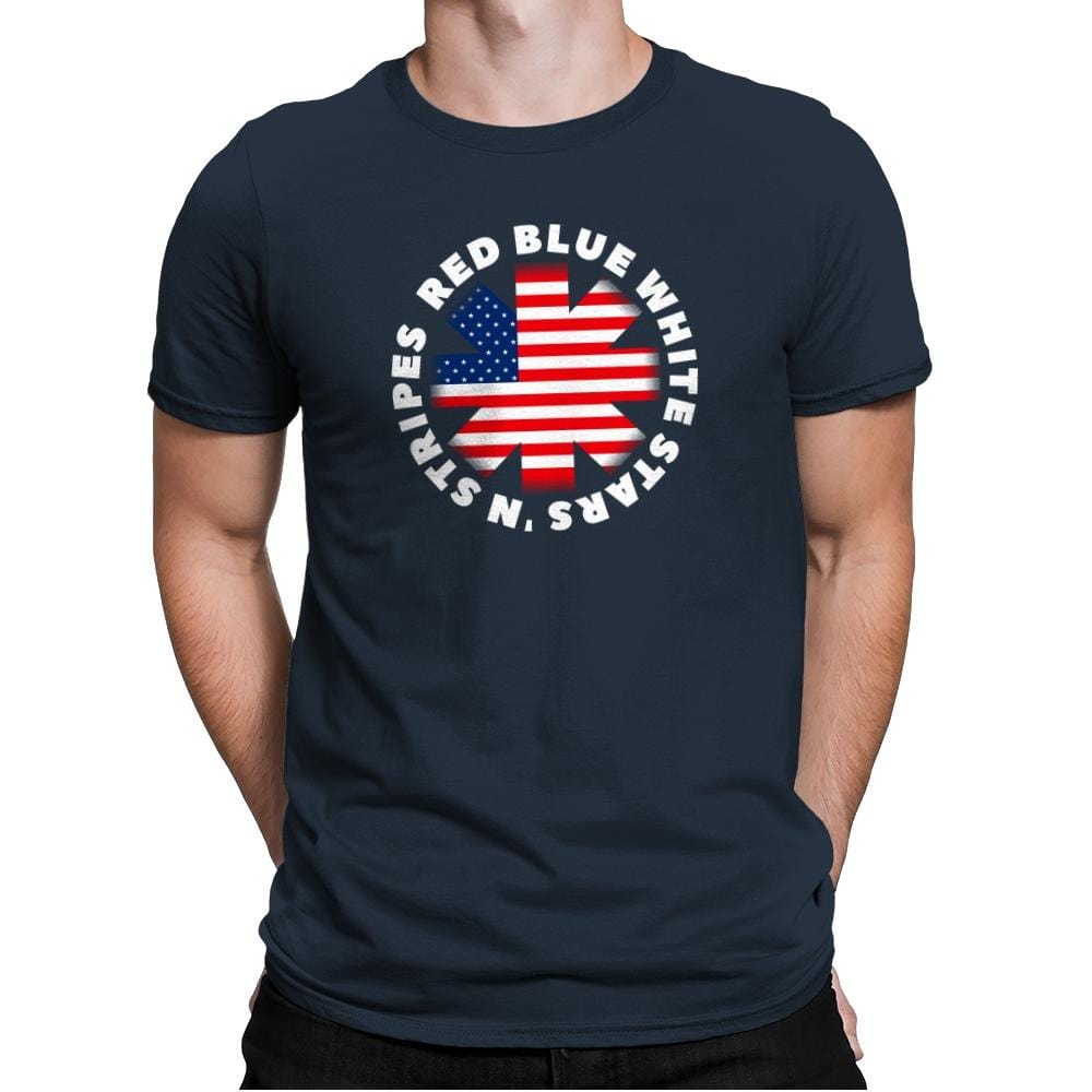America Pepper - Star-Spangled - Mens Premium T-Shirts RIPT Apparel Small / Indigo