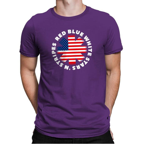 America Pepper - Star-Spangled - Mens Premium T-Shirts RIPT Apparel Small / Purple Rush