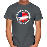 America Pepper - Star-Spangled - Mens T-Shirts RIPT Apparel Small / Charcoal