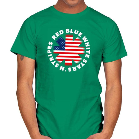 America Pepper - Star-Spangled - Mens T-Shirts RIPT Apparel Small / Kelly Green