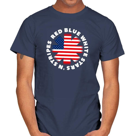 America Pepper - Star-Spangled - Mens T-Shirts RIPT Apparel Small / Navy