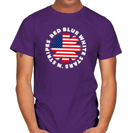 America Pepper - Star-Spangled - Mens T-Shirts RIPT Apparel Small / Purple
