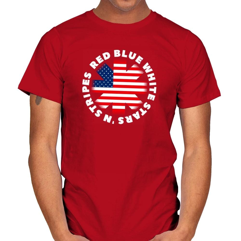 America Pepper - Star-Spangled - Mens T-Shirts RIPT Apparel Small / Red