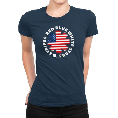America Pepper - Star-Spangled - Womens Premium T-Shirts RIPT Apparel Small / Midnight Navy