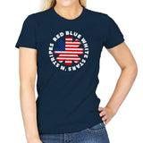 America Pepper - Star-Spangled - Womens T-Shirts RIPT Apparel Small / Navy
