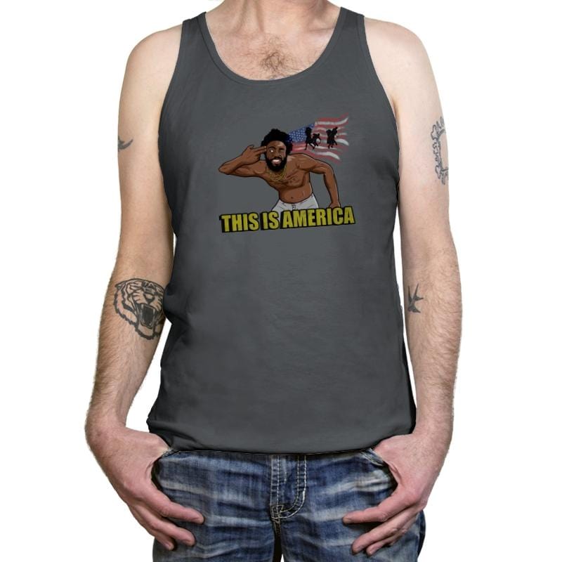Americalands - Tanktop Tanktop RIPT Apparel X-Small / Asphalt