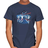 American Beach Volleyball Exclusive - Star-Spangled - Mens T-Shirts RIPT Apparel Small / Navy