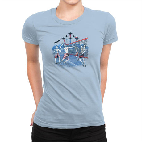 American Beach Volleyball Exclusive - Star-Spangled - Womens Premium T-Shirts RIPT Apparel Small / Cancun