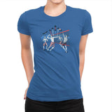 American Beach Volleyball Exclusive - Star-Spangled - Womens Premium T-Shirts RIPT Apparel Small / Royal