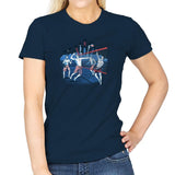 American Beach Volleyball Exclusive - Star-Spangled - Womens T-Shirts RIPT Apparel Small / Navy