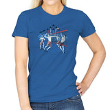 American Beach Volleyball Exclusive - Star-Spangled - Womens T-Shirts RIPT Apparel Small / Royal