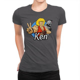 American Fighter - Womens Premium T-Shirts RIPT Apparel Small / Heavy Metal