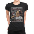 American Santa - Ugly Holiday - Womens Premium T-Shirts RIPT Apparel Small / Black