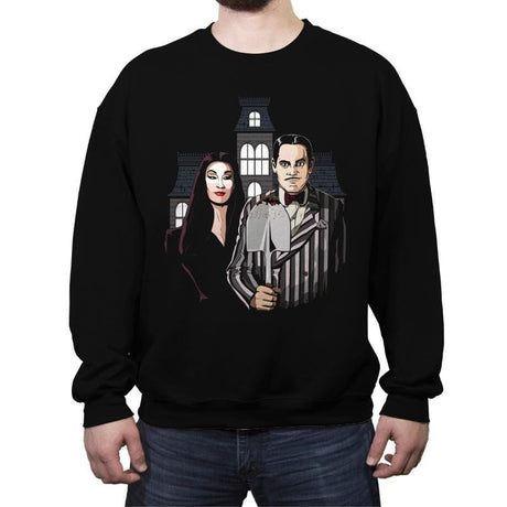 American Spooky - Crew Neck Sweatshirt Crew Neck Sweatshirt RIPT Apparel