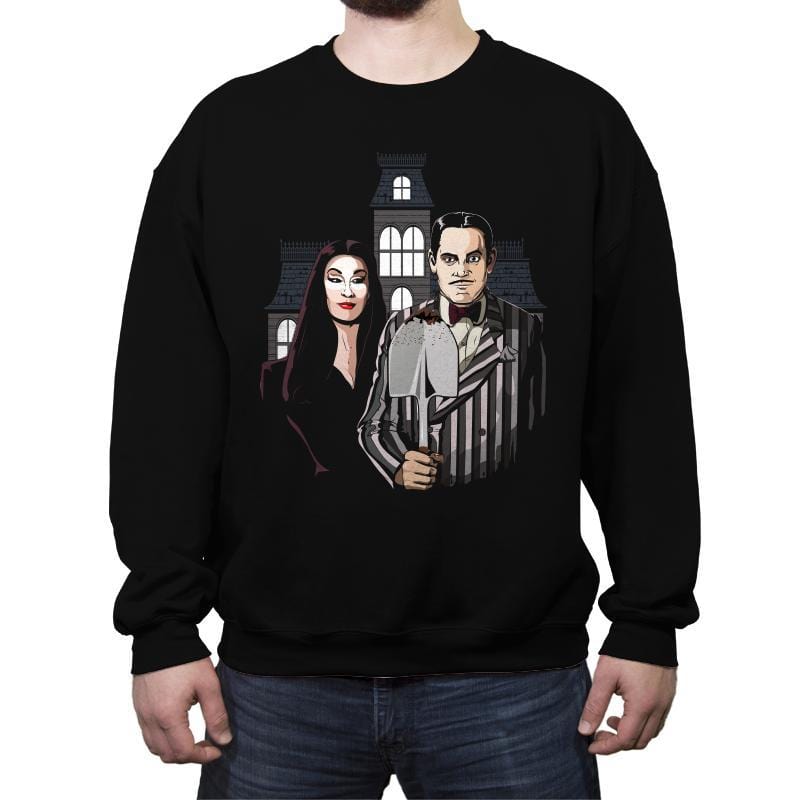 American Spooky - Crew Neck Sweatshirt Crew Neck Sweatshirt RIPT Apparel
