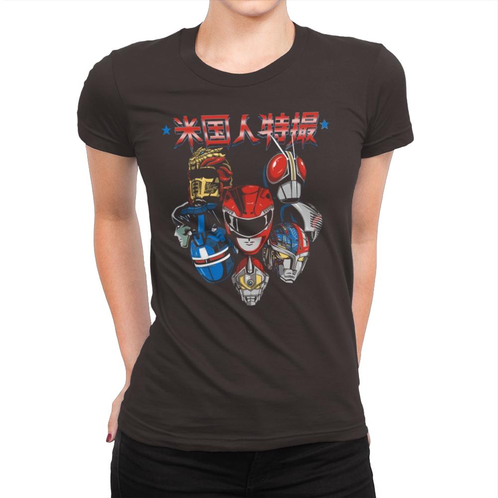 American Toku - Anytime - Womens Premium T-Shirts RIPT Apparel Small / Dark Chocolate
