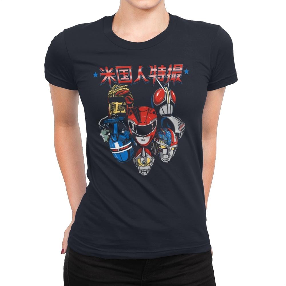 American Toku - Anytime - Womens Premium T-Shirts RIPT Apparel Small / Midnight Navy