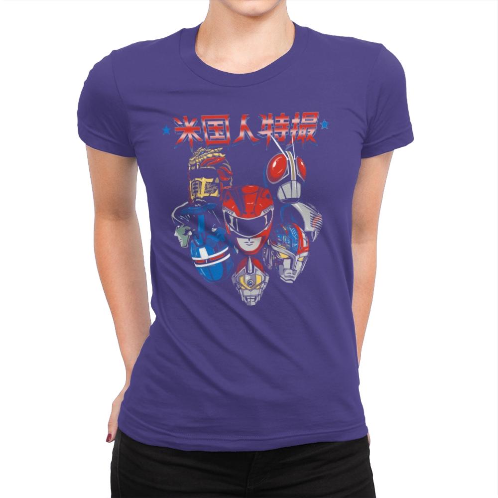 American Toku - Anytime - Womens Premium T-Shirts RIPT Apparel Small / Purple Rush