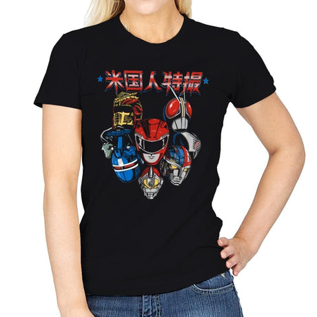 American Toku - Anytime - Womens T-Shirts RIPT Apparel Small / Black